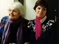 Monica and mother in 1990